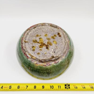 LOVELY GLAZED POTTERY BOWL