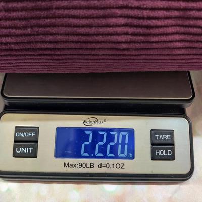 PURPLE CORDUROY FABRIC
