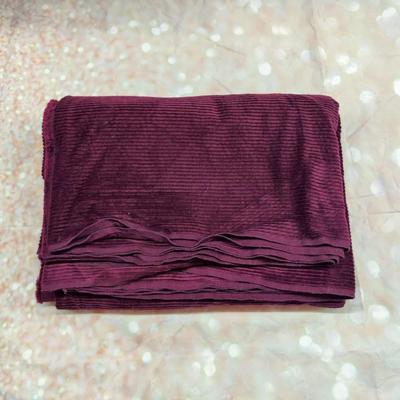 PURPLE CORDUROY FABRIC