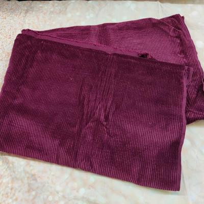 PURPLE CORDUROY FABRIC