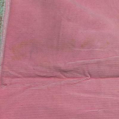 DARK PINK CORDUROY FABRIC-SEE DESCRIPTION