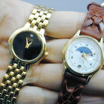 Estate Wrist Watch Lot - Lasalle, Citizen, Timex, Deauville, Gruen - J003