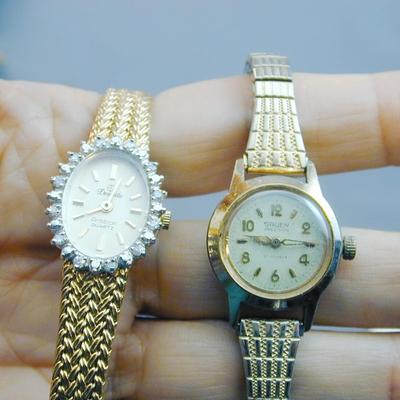 Estate Wrist Watch Lot - Lasalle, Citizen, Timex, Deauville, Gruen - J003
