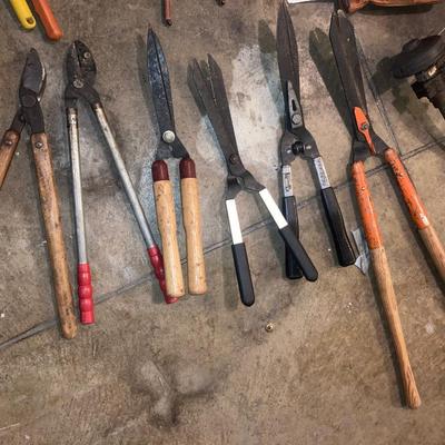Large lot of  Lawn maintenance tools