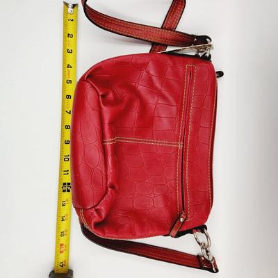 NEW WITH TAG - RED TIGNANILIO SIMPLY SAFARI PURSE