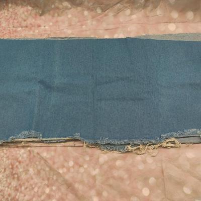 DENIM JEANS FABRIC PIECES BUNDLE