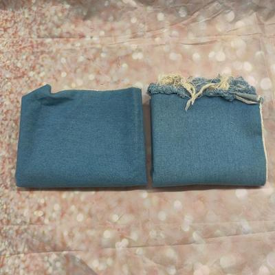 DENIM JEANS FABRIC PIECES BUNDLE
