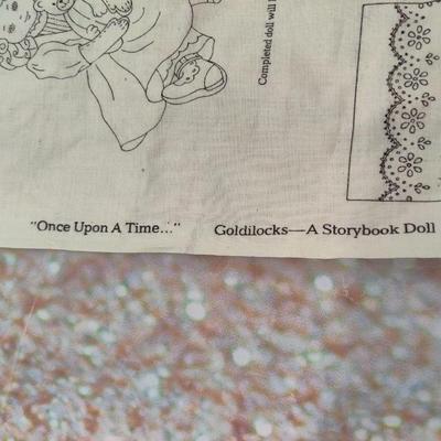 GOLDILOCKS - A STORYBOOK DOLL CRANSTON CUT AND SEW (3 DOLLS)