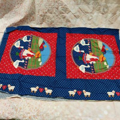 SUNBONNET SUE CRANSTON CUT AND SEW PANEL (2 PILLOWS)