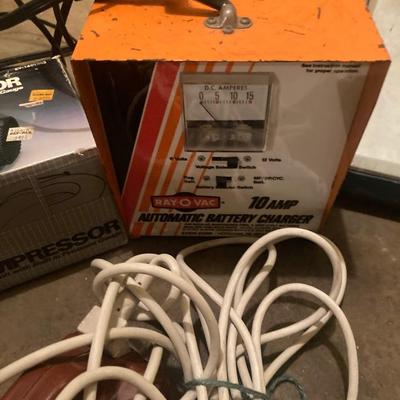 Lot of vacuum cleaners and other tools