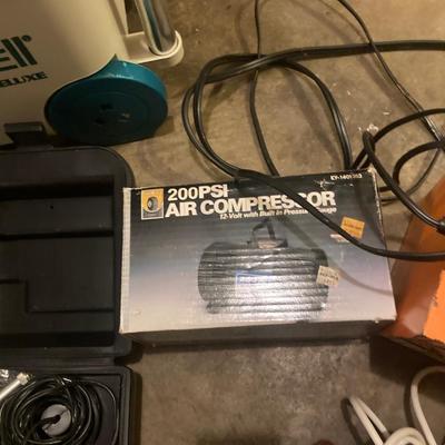 Lot of vacuum cleaners and other tools