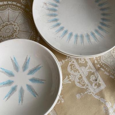 20 piece Set of Mid Century Modern serving ware plus bowls