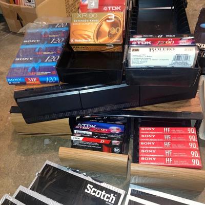 Lot of vintage media, cameras and electronics