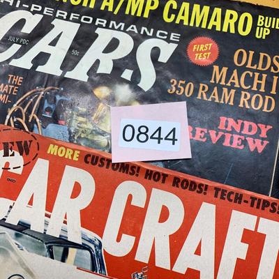 1950s Lot of Custom Car Hot Rod Motor Trend Auto Magazines - Lot 844