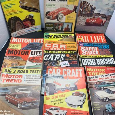 1950s Lot of Custom Car Hot Rod Motor Trend Auto Magazines - Lot 844