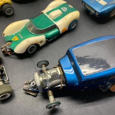 Huge Vintage Slot Car Lot w/ Parts Case Chassis Bodies Ect.- Lot 839