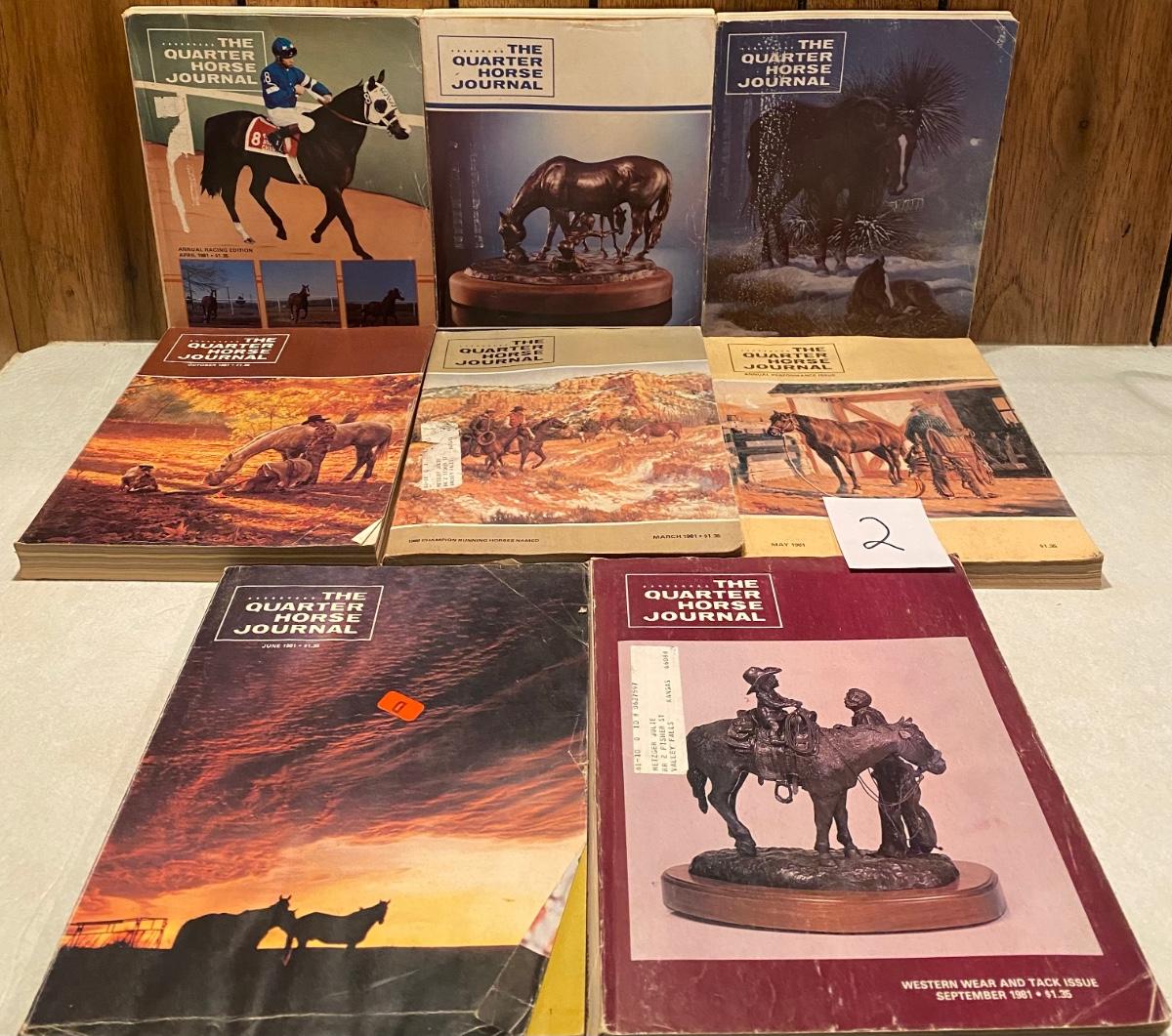 1981 Quarter Horse Journals