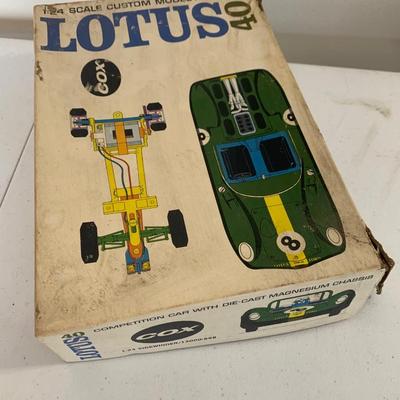 Mint Under Plastic Cox Lotus 40 Model In Original Box - Lot 837