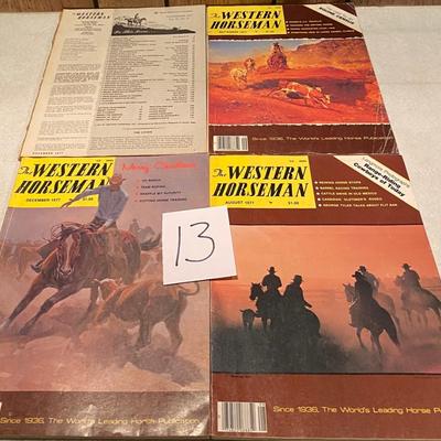 1977 Western Horseman Magazines