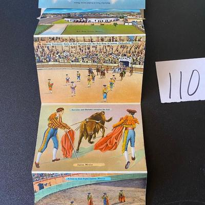 Vintage Old Mexico Souvenir Postcard Folder