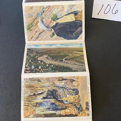 Vintage New Mexico souvenir Postcard Folder