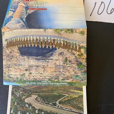 Vintage New Mexico souvenir Postcard Folder