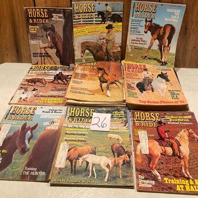1972-1974 Vintage Horse and Rider Magazines