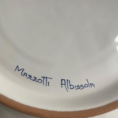 Bowls, platters, plates, bells, dishes with lids and ink well.  From Germany, Italy, Japan, Austria