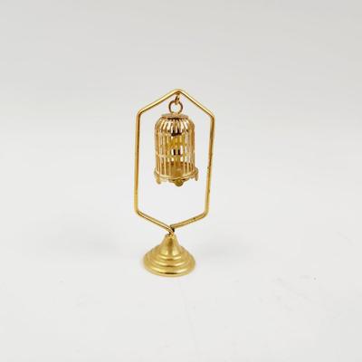 MINATURES - HEAVY METAL BIRD CAGE W/ STAND