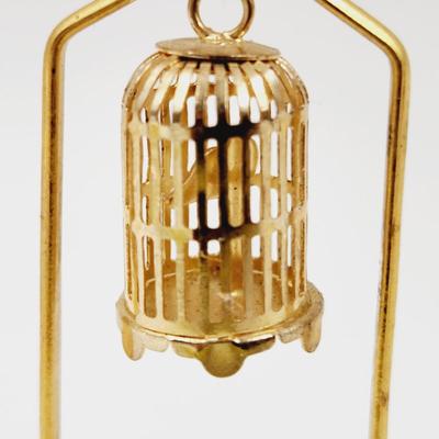MINATURES - HEAVY METAL BIRD CAGE W/ STAND