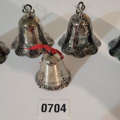 "Silver Bells" Tree ornaments