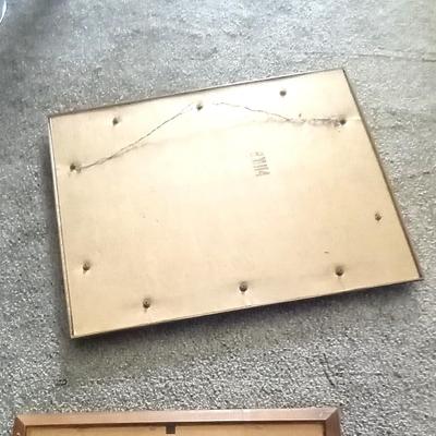 CHIVAS REGAL WISKEY AND AMSTEL LIGHT FRAMED BAR MIRRORS