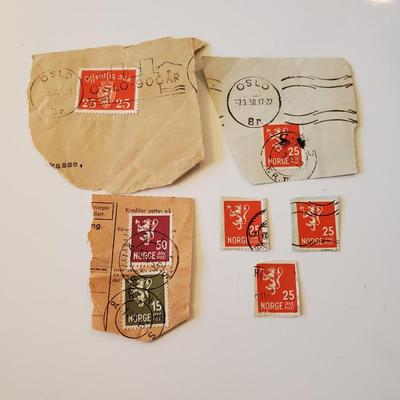 Vintage Norway Stamps