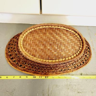 BEAUTIFUL WOVEN DARK BROWN BASKET