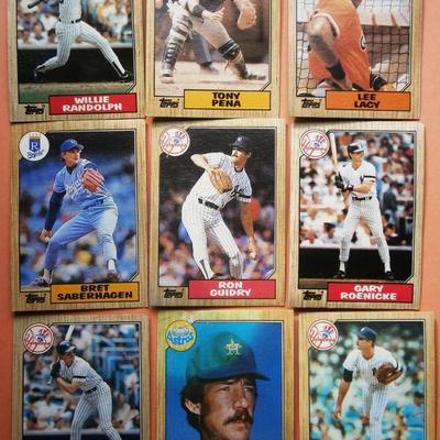 (58) Baseball Cards from The 1980's