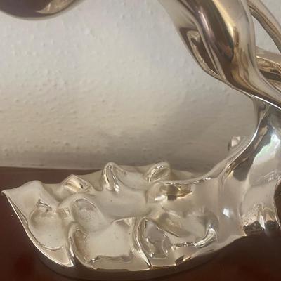 Chrome Jaguar ornament with makers mark
