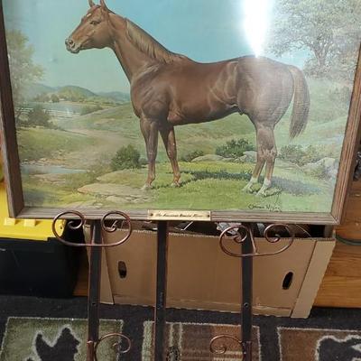 Ideal horse simulated oil painting for the American quarter of a resource isn't by artist orn mixer