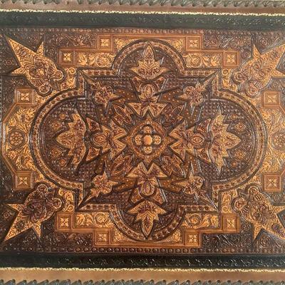 Leather Bound Embossed photo album