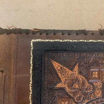 Leather Bound Embossed photo album