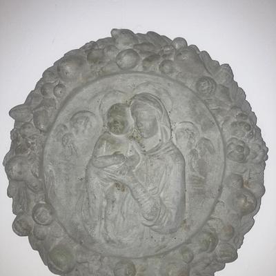 Concrete Della Robbia, unpainted