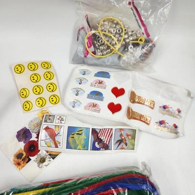 PIPES BEADS AND STICKERS CRAFTING BUNDLE