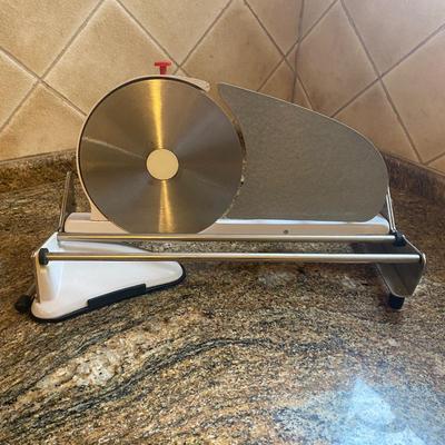 Various Kitchen Appliances-Cuisinart Blender, Meat Slicer, Vintage Italian Pasta Maker