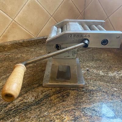 Various Kitchen Appliances-Cuisinart Blender, Meat Slicer, Vintage Italian Pasta Maker