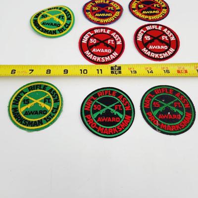 VINTAGE NATIONAL RIFLE ASSOCIATION BANDGE BUNDLE