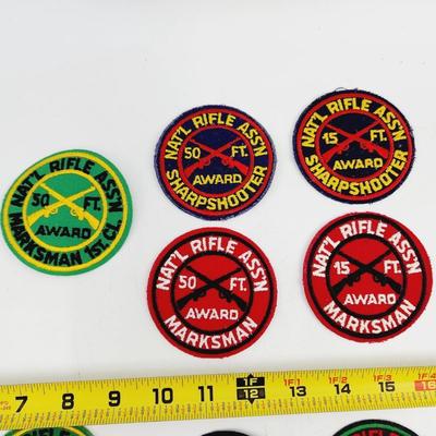 VINTAGE NATIONAL RIFLE ASSOCIATION BANDGE BUNDLE
