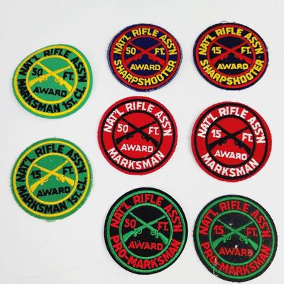 VINTAGE NATIONAL RIFLE ASSOCIATION BANDGE BUNDLE