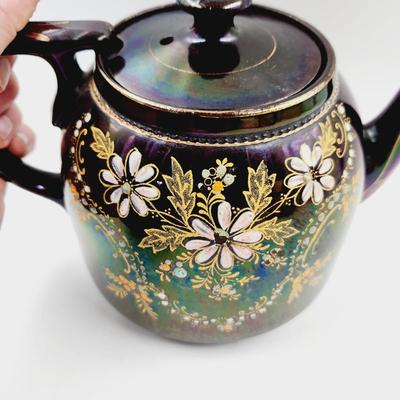 BEAUTIFUL VINTAGE PRICE BROTHERS HAND PAINTED TEA POT