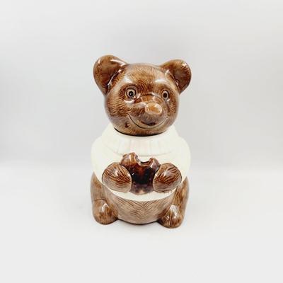 SUPER FANTASTIC METLOX CHOCOLATE BEAR COOKIE JAR
