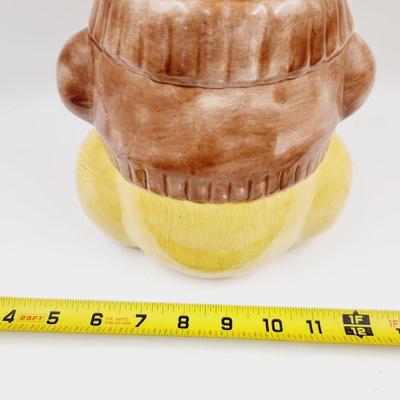 SUPER FANTASTIC VINTAGE METLOX YELLOW BEAR COOKIE JAR