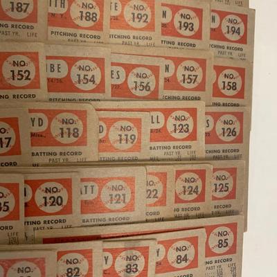 1954 Bowman Baseball Card 169 Cards Total - Lot 807